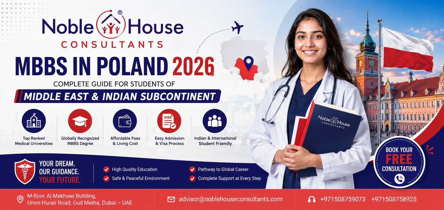 MBBS in Poland 2026 guide for Indian and Middle East students abroad