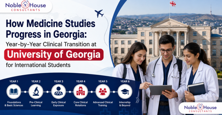 Medicine studies progression at University of Georgia for international students