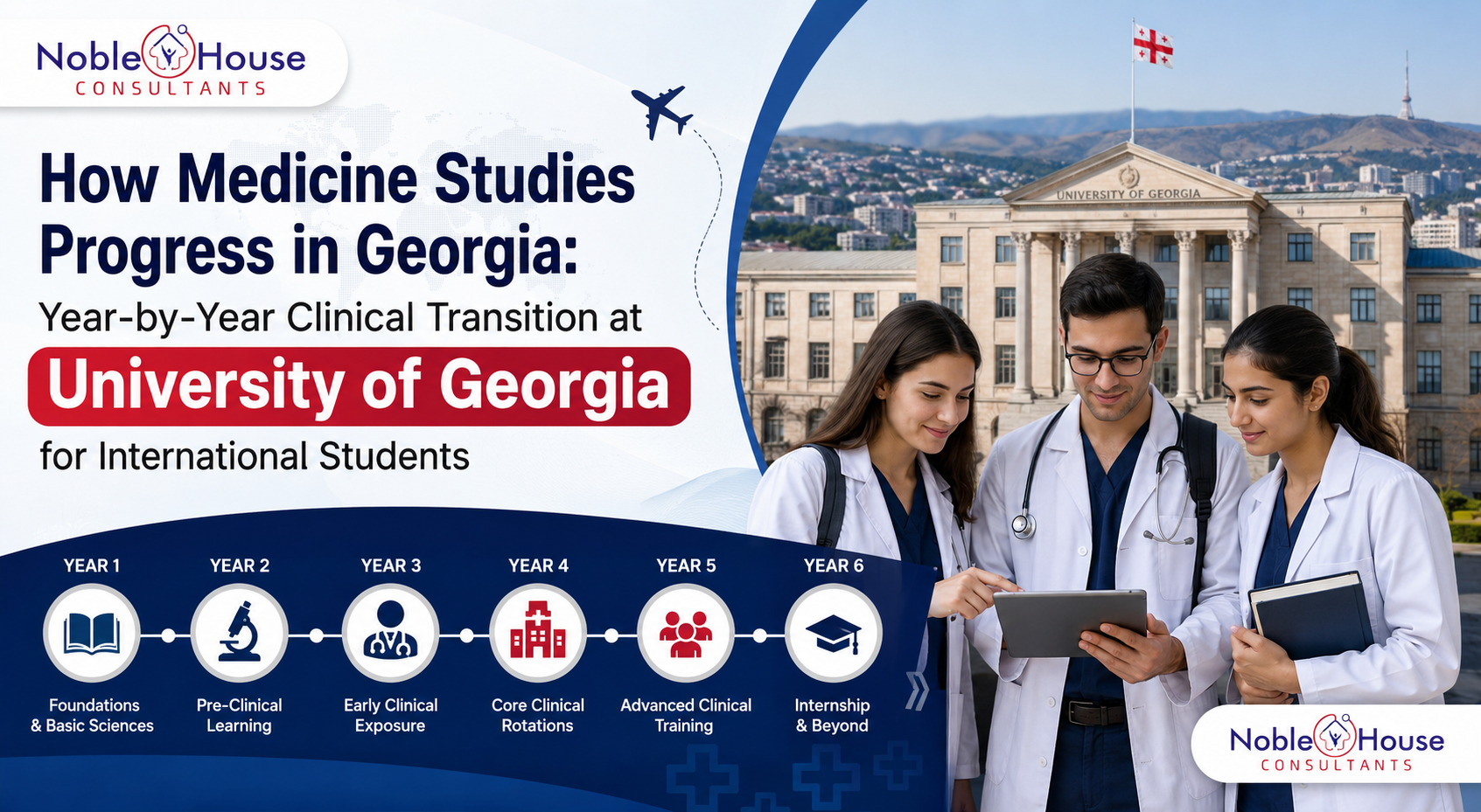 Medicine studies progression at University of Georgia for international students