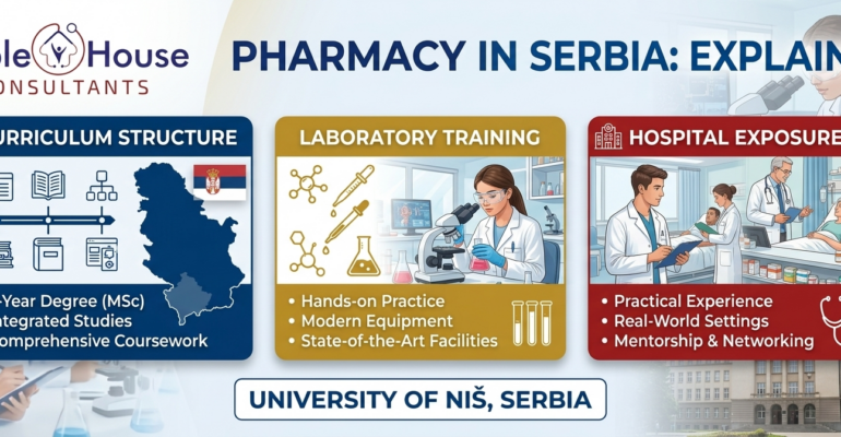 Pharmacy curriculum and hospital training at University of Niš Serbia