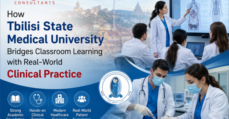 Tbilisi State Medical University clinical training with medical students