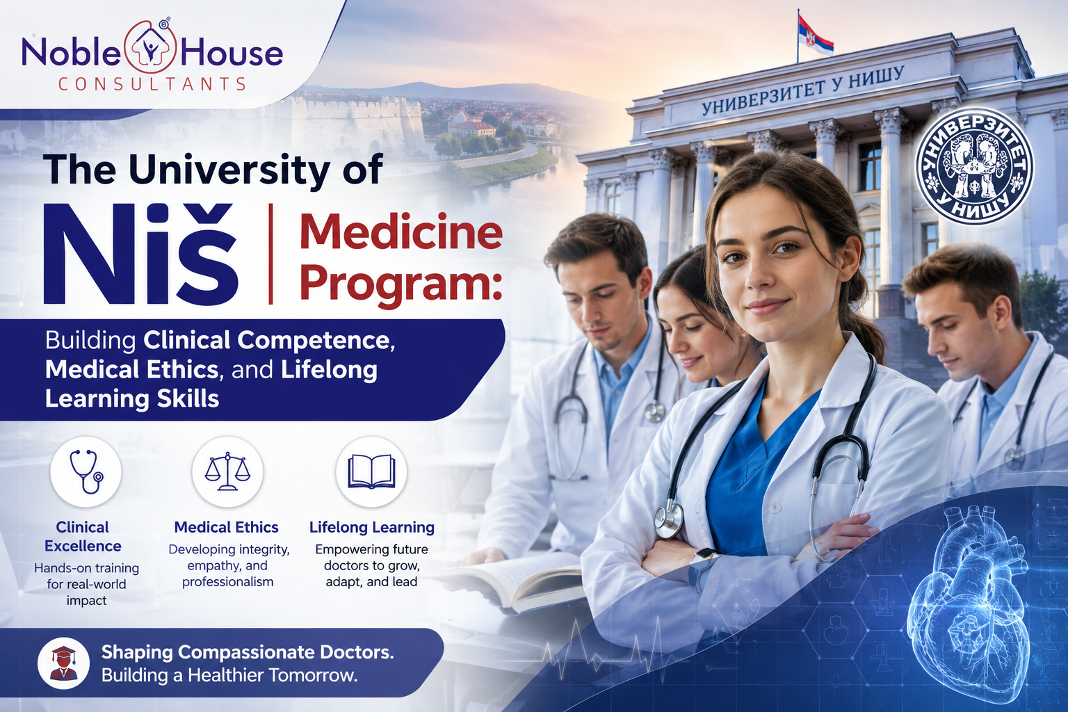 University of Niš Medicine Program Banner